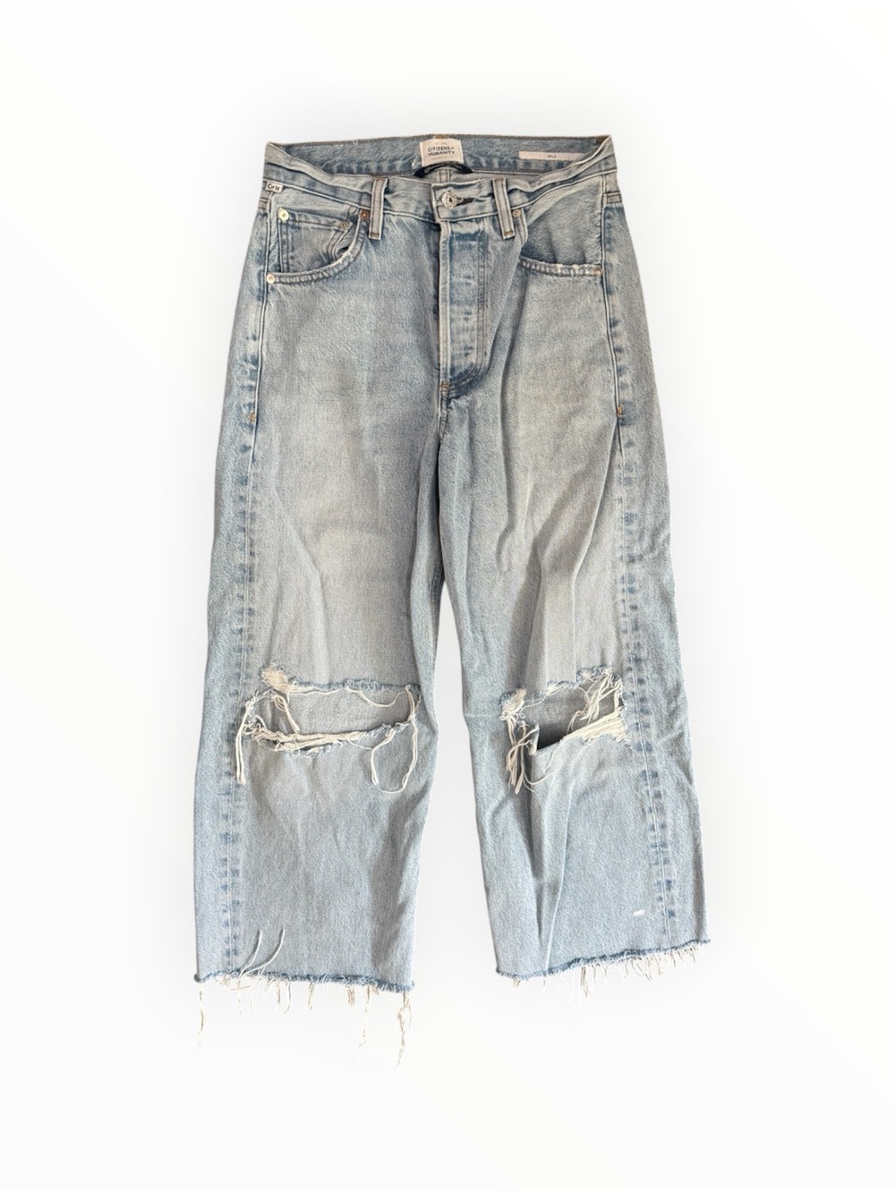 Citizens Of Humanity Light wash Blue Denim Jeans AYLA
